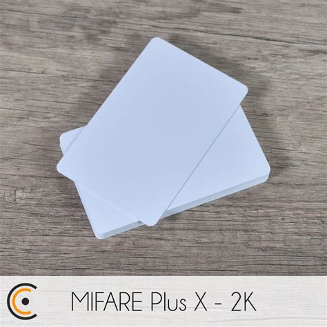 MIFARE Plus® X 2K White PVC Cards 